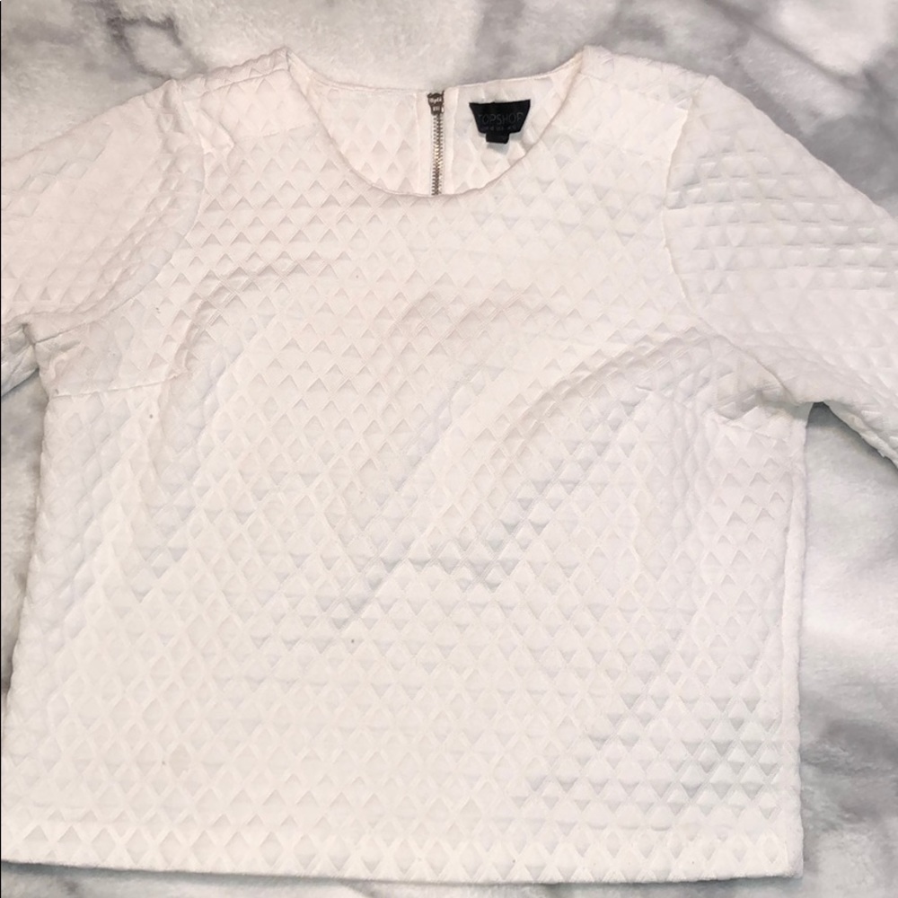 Topshop white top